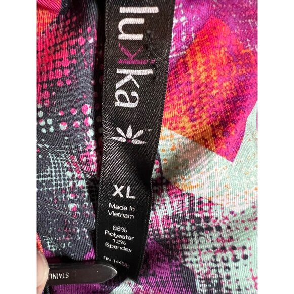 Lukka XL Athletic racer back gym Tank Top Chevron print Workouts Y2K - Picture 8 of 10